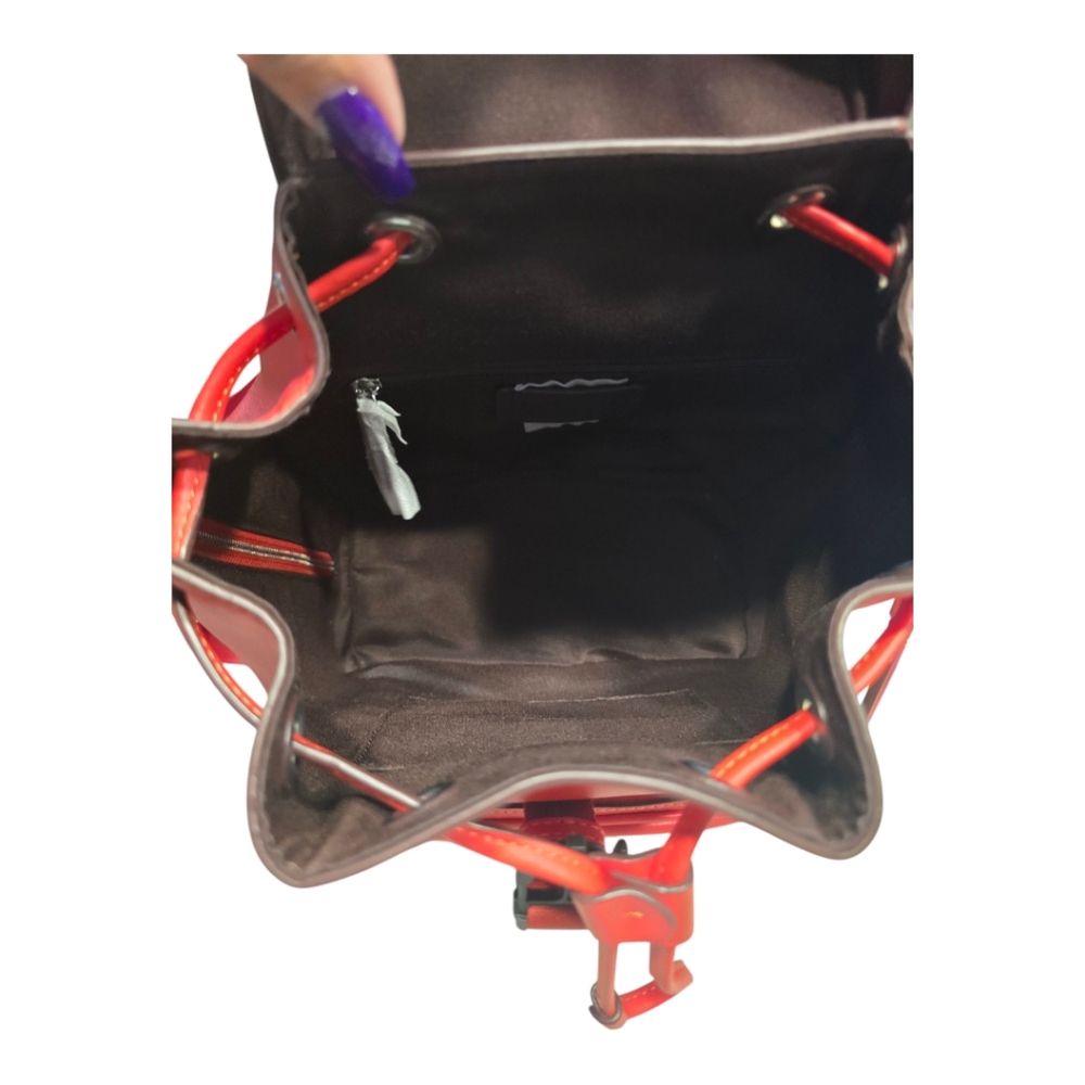 NWT Coach CR100 Pace Backpack Smooth Leather Miami Red - Picture 10 of 15